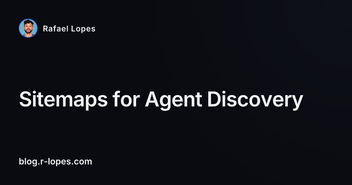 Sitemaps for Agent Discovery